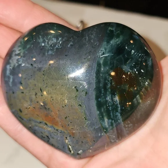 Jasper Heart Super Unique Colors!